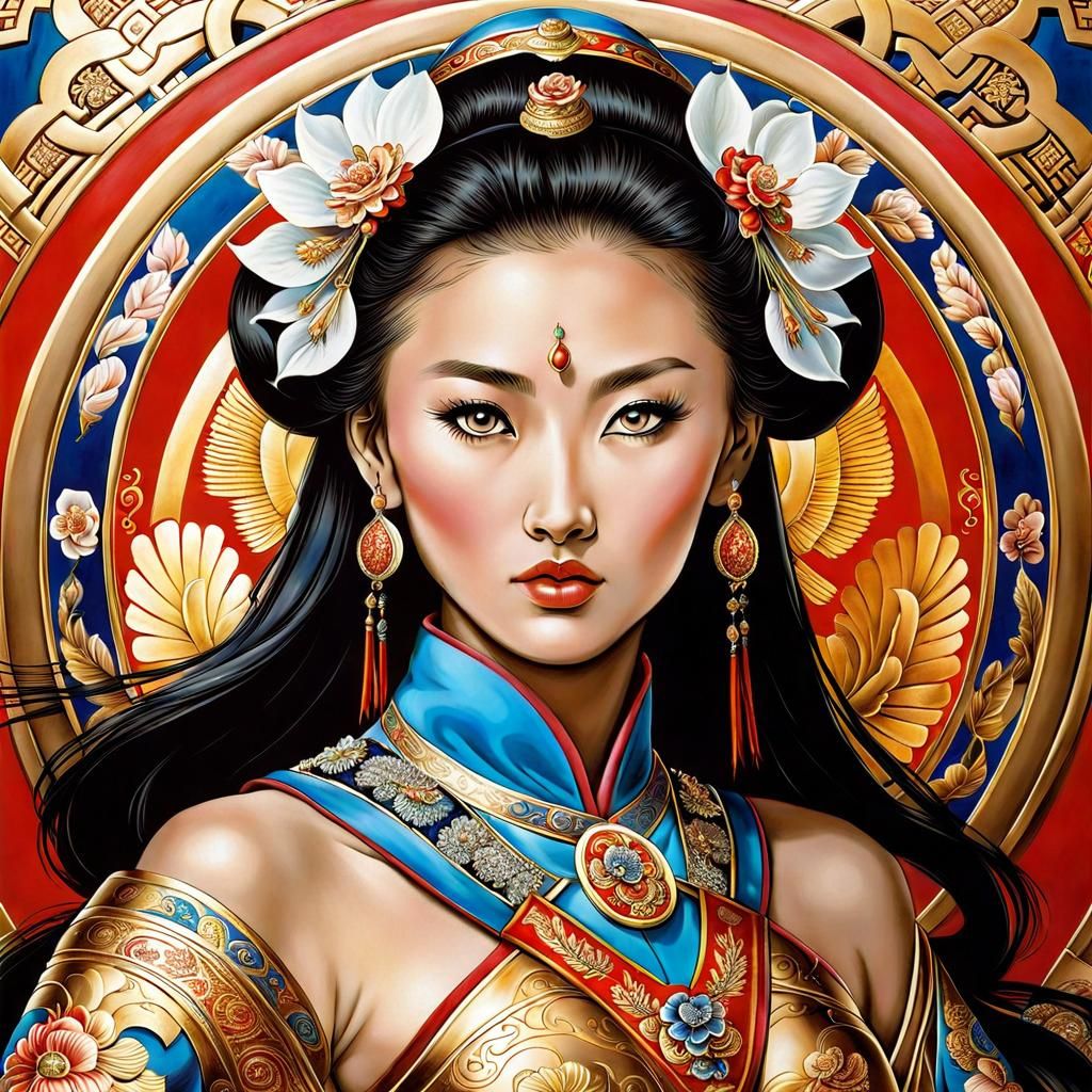 Mongolia as a Woman