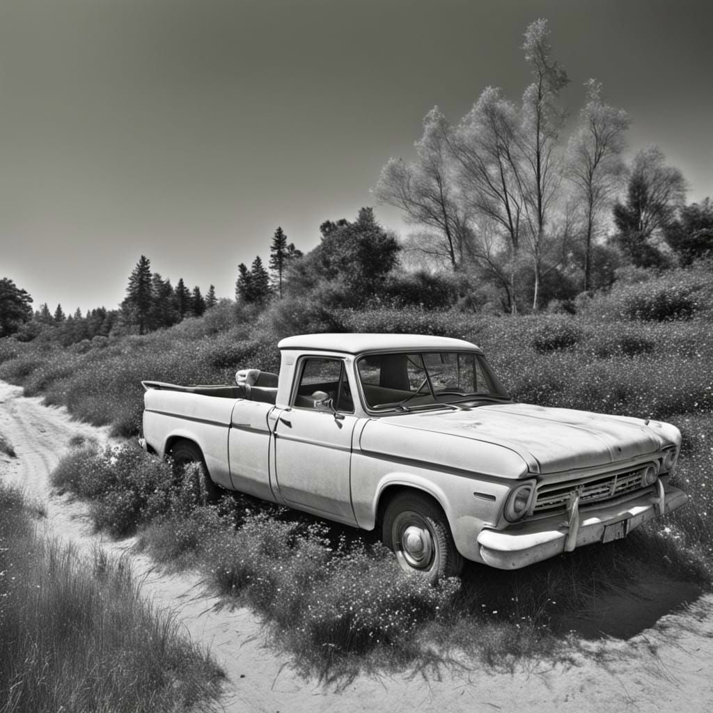 Selective Color World in Monochrome Aesthetic