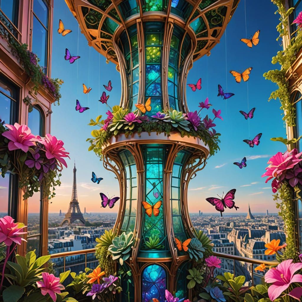 The first solarpunk apartment building in Paris