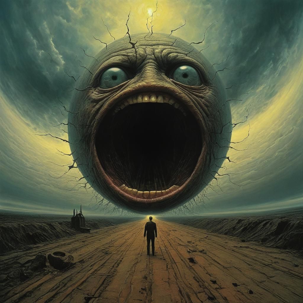 Strength in Expression: Surreal Fisheye Lens Art