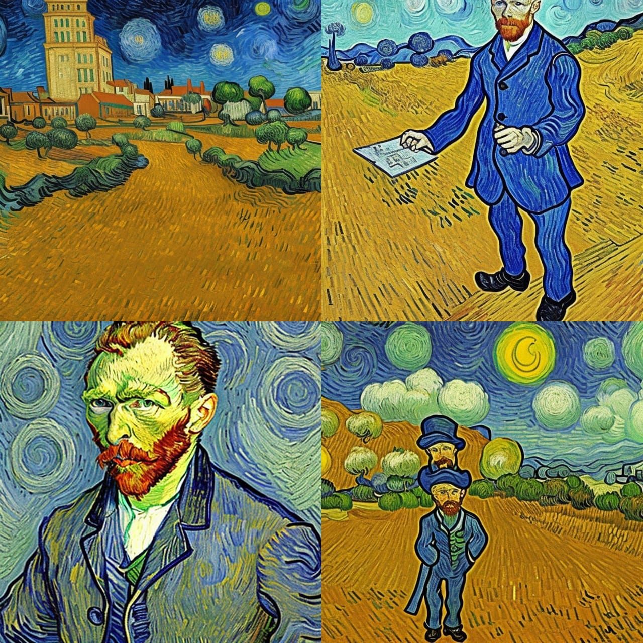 AI Realization of Van Gogh Style