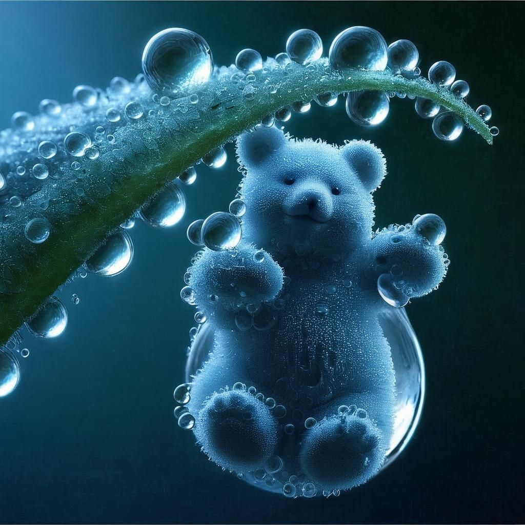 Water Bears Emerging: A Macro Photograph