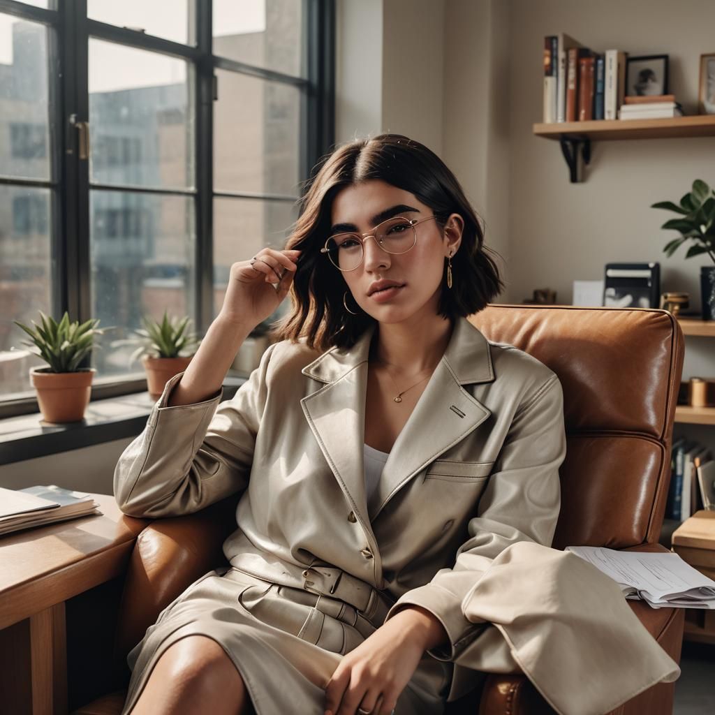 Inviting Portrait of a Chic Psychiatrist