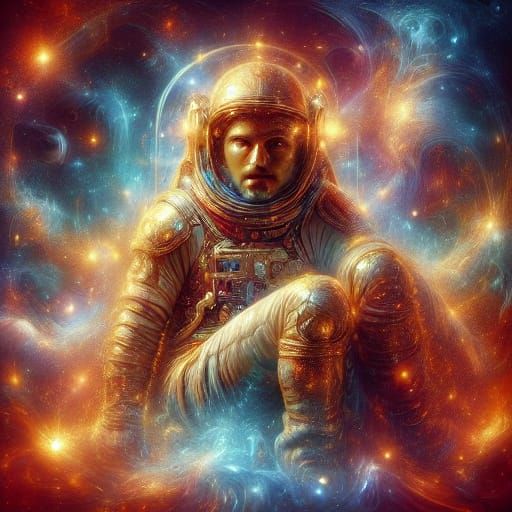 Renaissance Philosopher Contemplates Celestial Map