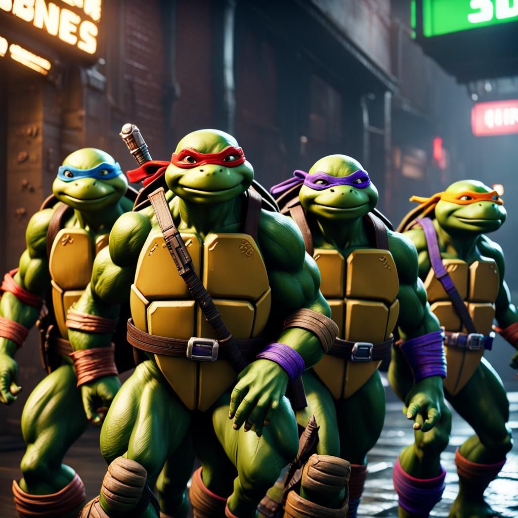 Teenage Mutant Ninja Turtles: 3D Game Cinematic
