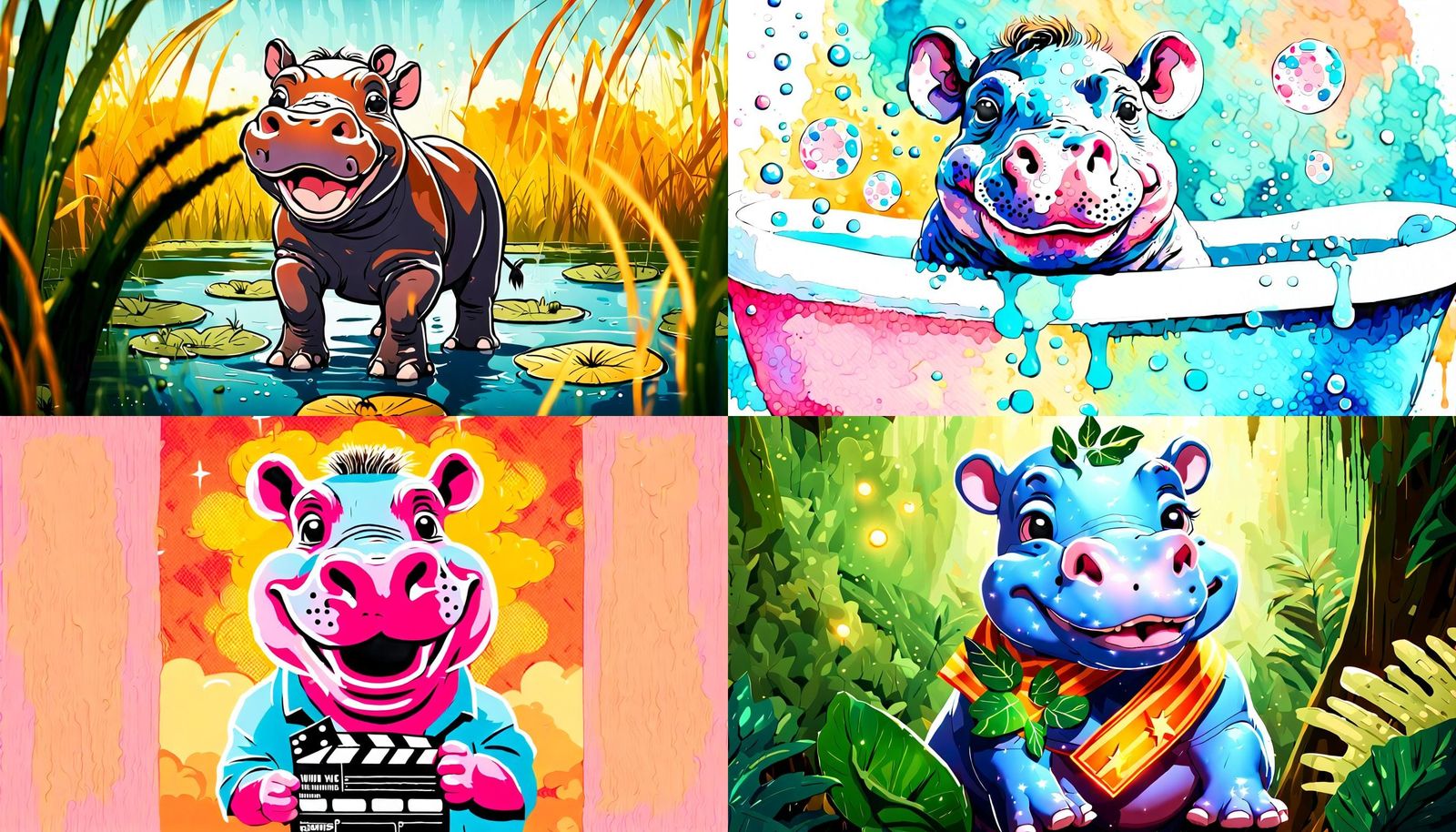 Baby Pygmy Hippo Movie Poster