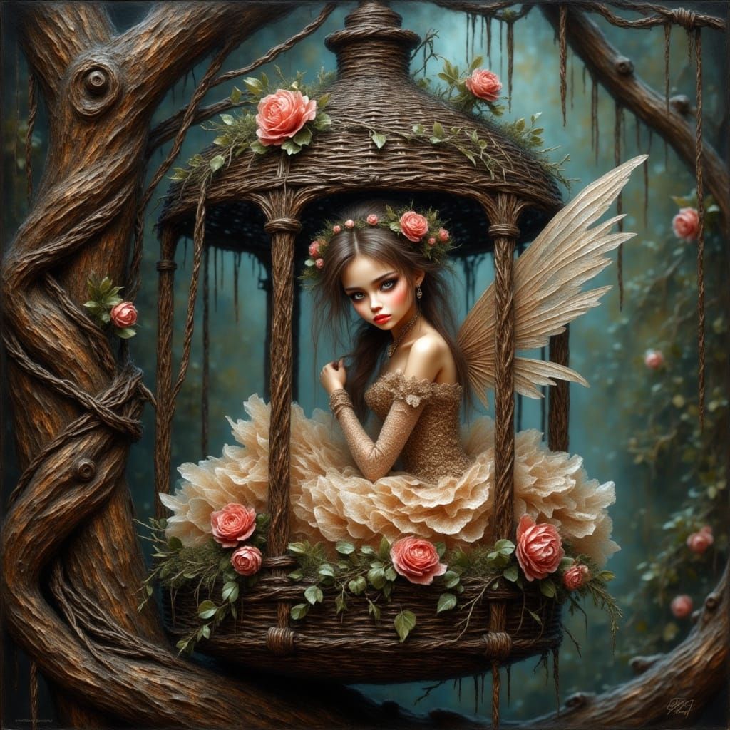 Fairy in a cage
