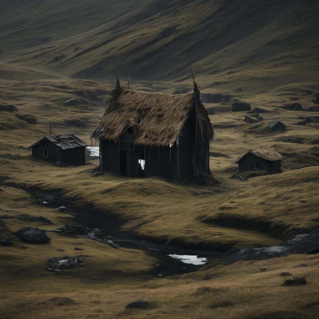 Grimdark Scene in Photographic Style