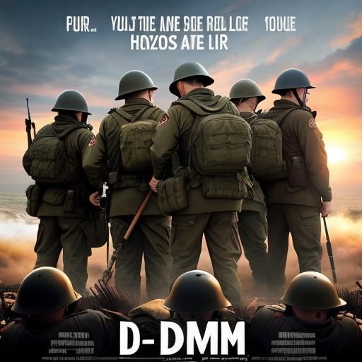 D-Day Landings: A Historical Scene