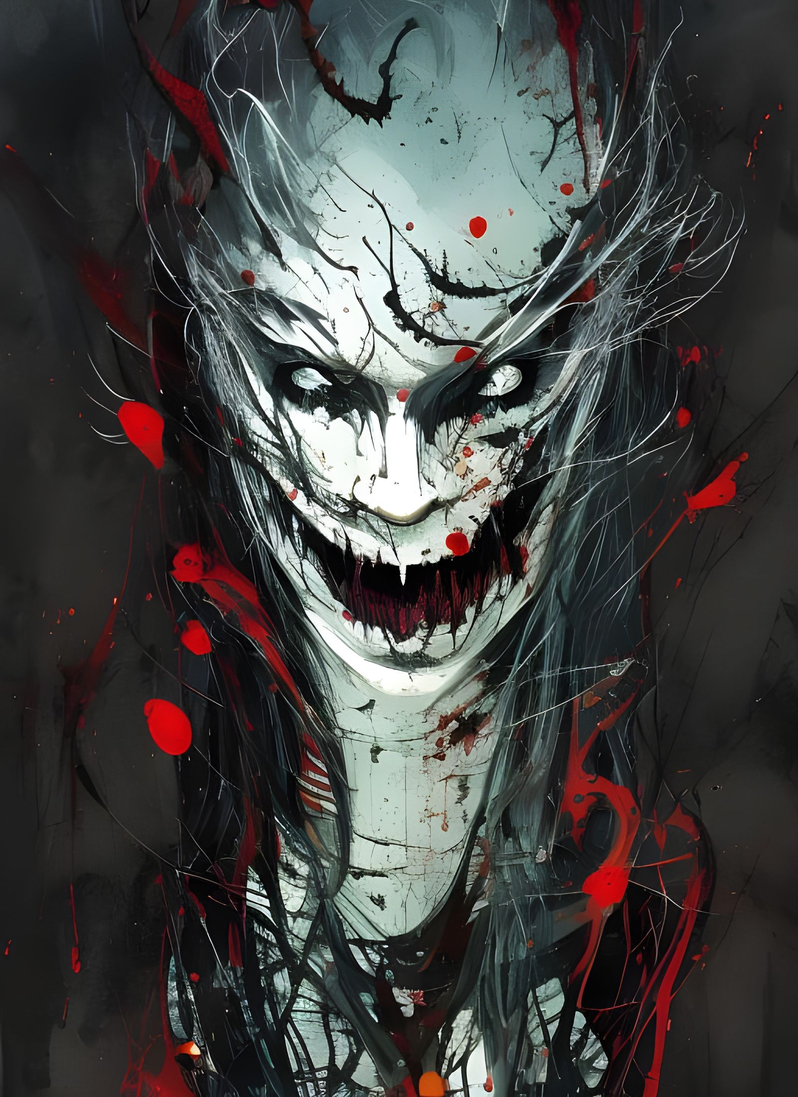 Terrifying Demon Speedpaint in Horror Style