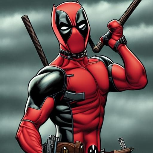 Deadpool Comic Book Art by Mark Brooks