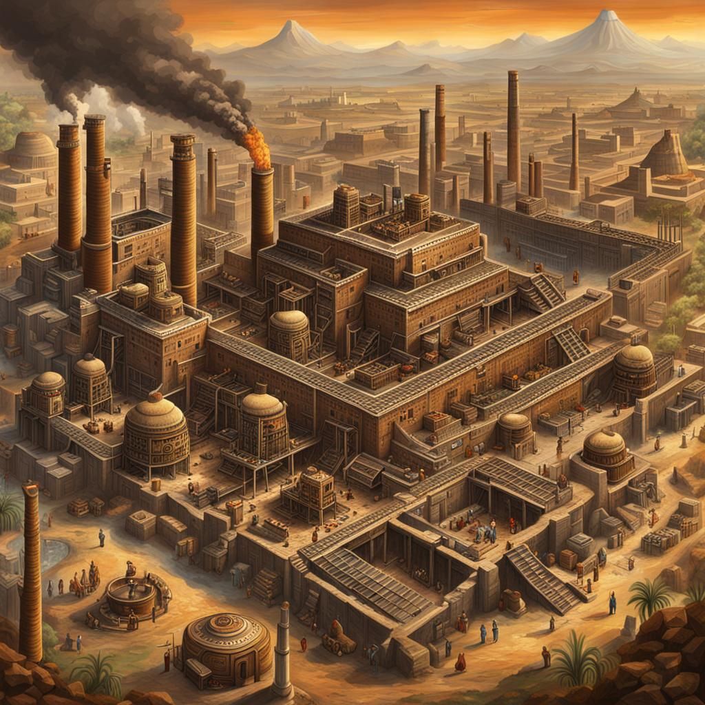 Aztec Oil Refinery in the Information Age
