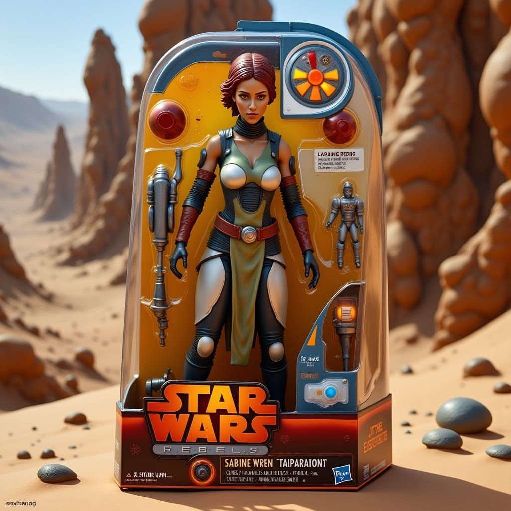 Star Wars Action Figure on Tatooine