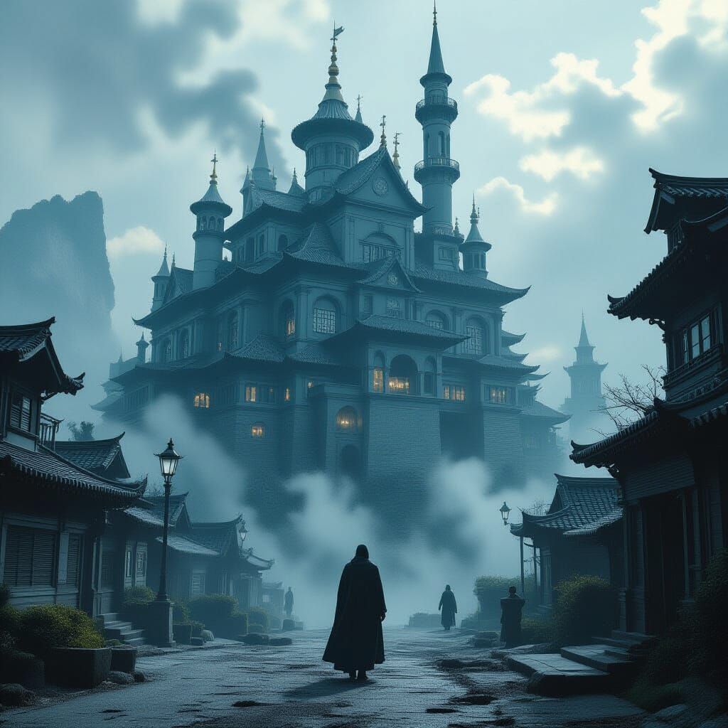 Maximalist Digital Matte Painting: Epic Cinematic Film Still