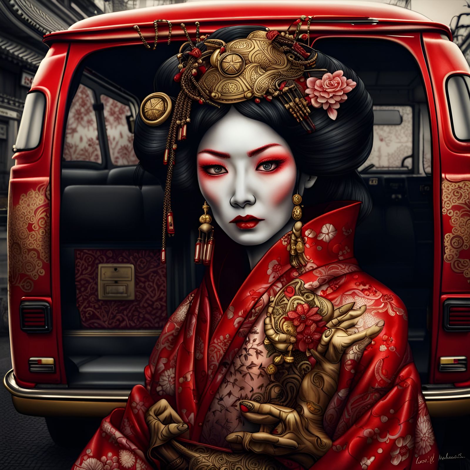 Evil Geisha Camper Van #2, Masterplayer
