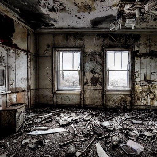 Creepy Post-Apocalyptic Museum Exhibit in Hyperdetailed 3D