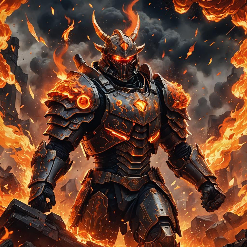 P.E.K.K.A Charges into Fiery Battle: 3D Anime Art