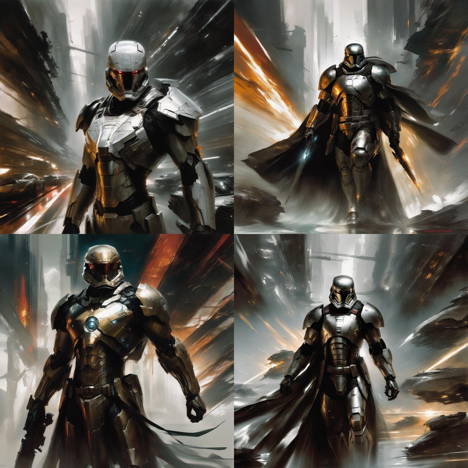 Epic Fantasy Figure in Swanland Style