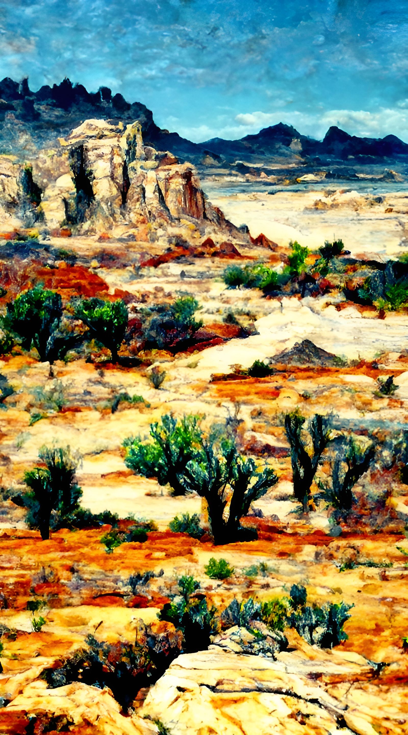 Desert Monolith in Hyperrealistic Style