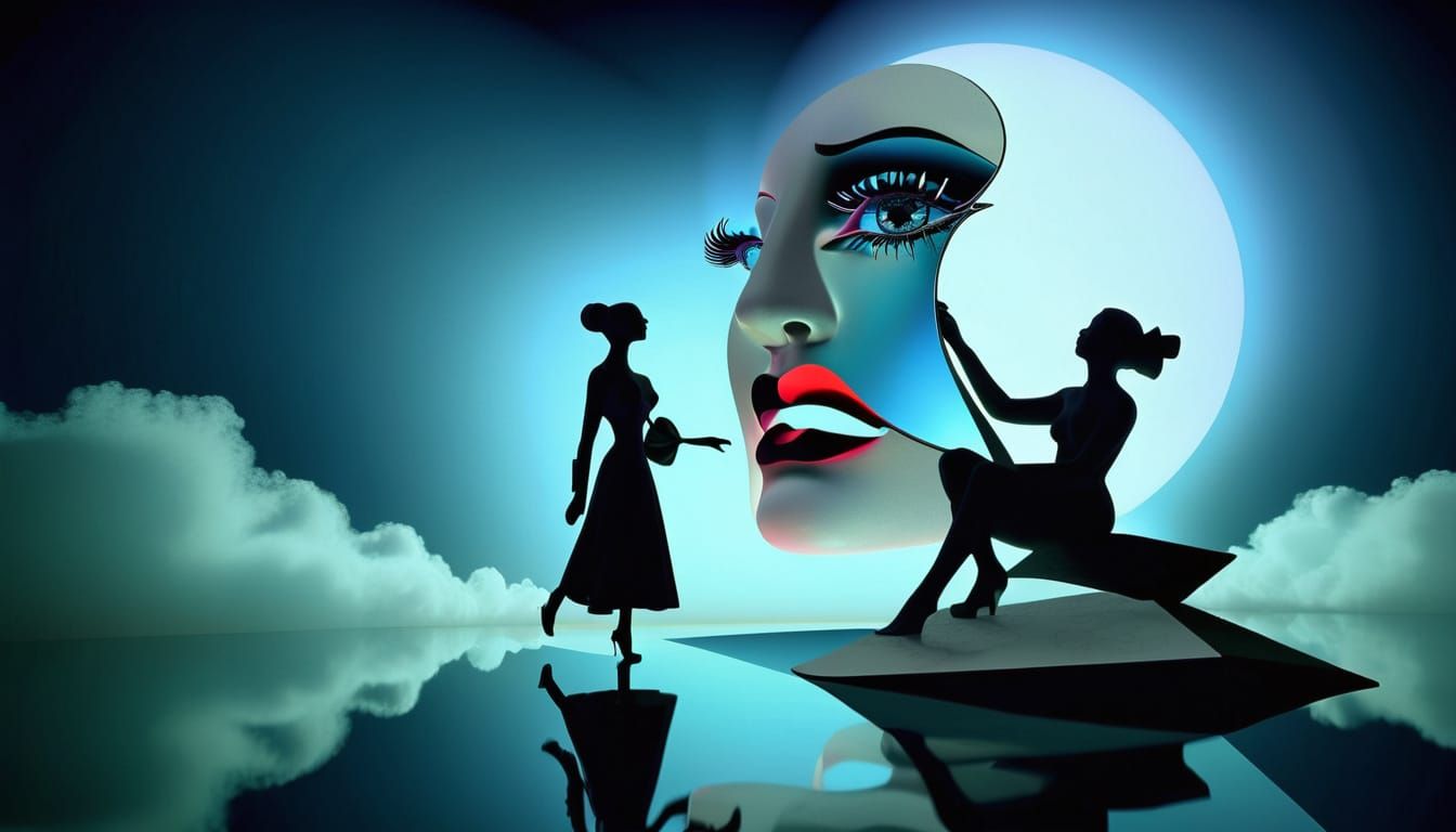 metalorganic architextual framework 3D  fractal chromoshadow surrealastic by artist "Rufino Tamayo, Herbert bayer, Kandi...