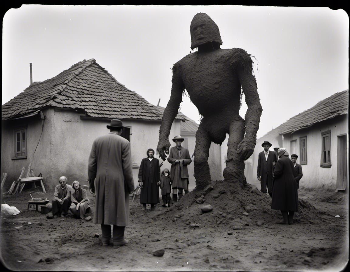 golem in a village