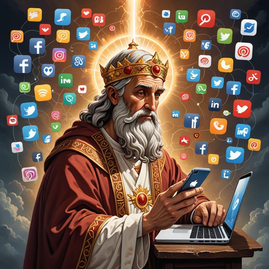 God Gets The Sudden Idea To Wipe Out Social Media