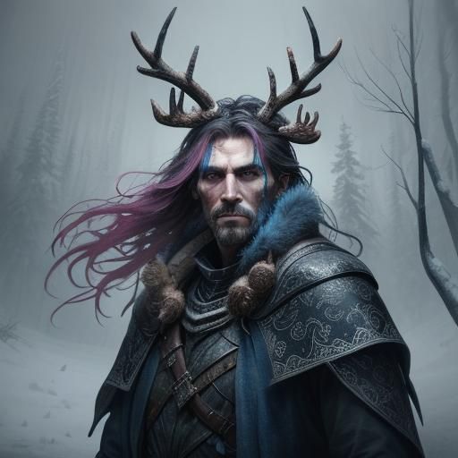 Giant Instructs Knight in Carne Griffiths Style