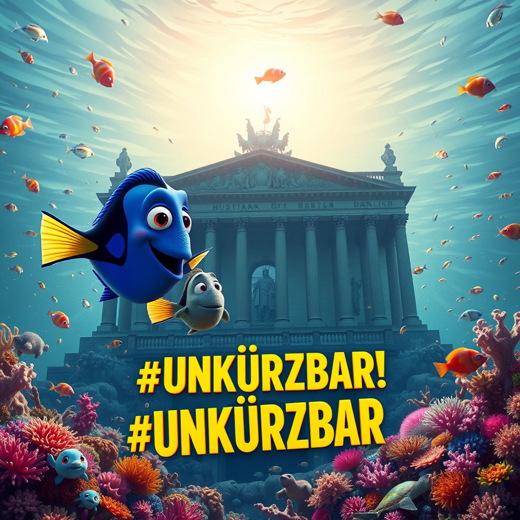 Marlin and Dory Discover Underwater Bundestag in 3D