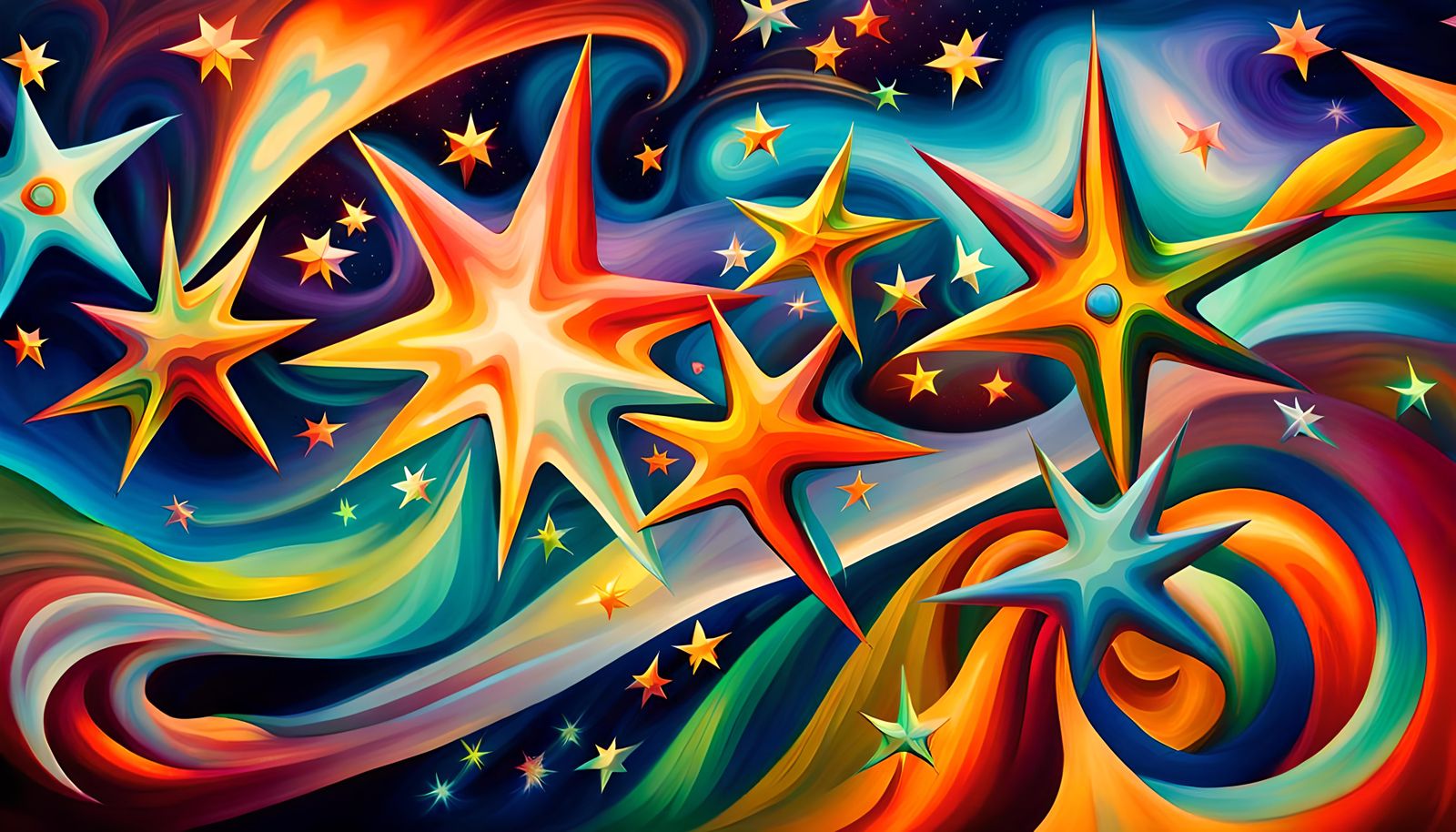 Iridescent Stars Swirling in Electromagnetic Plasma: Naive A...