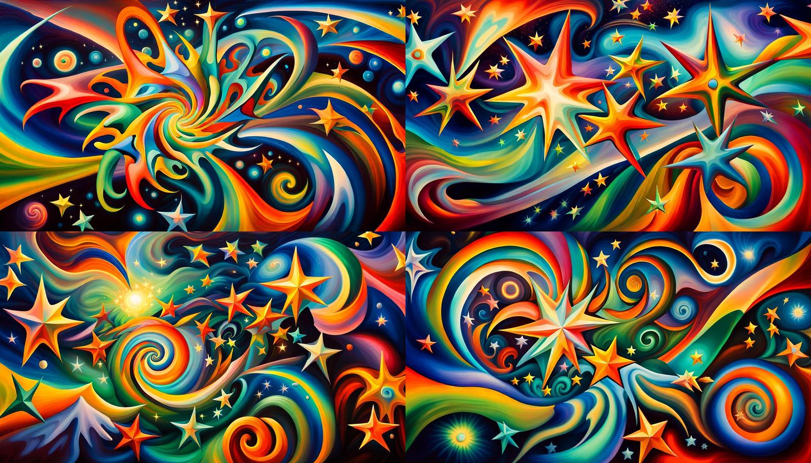 Iridescent Stars Swirling in Electromagnetic Plasma: Naive A...