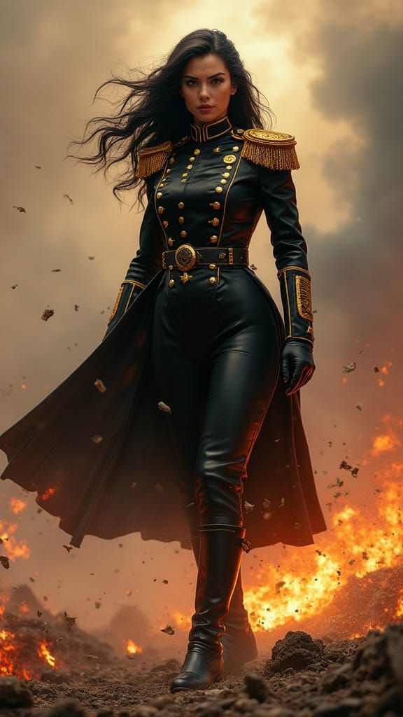 Warrior Queen in Regal Splendor