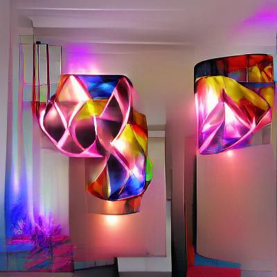 Intertwined Feminine and Masculine Energy in Psychedelic Art