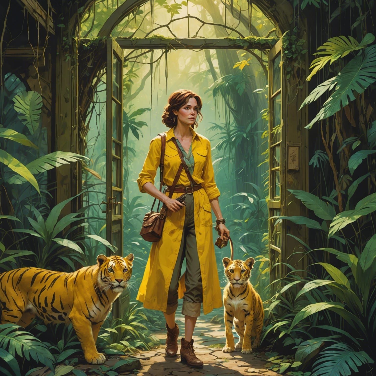 Jane Porter and Family in the Jungle