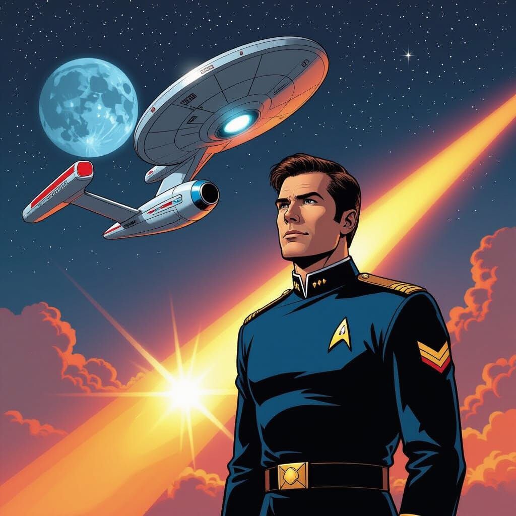 Starfleet Officer's Duty to Truth: Comic Book Art