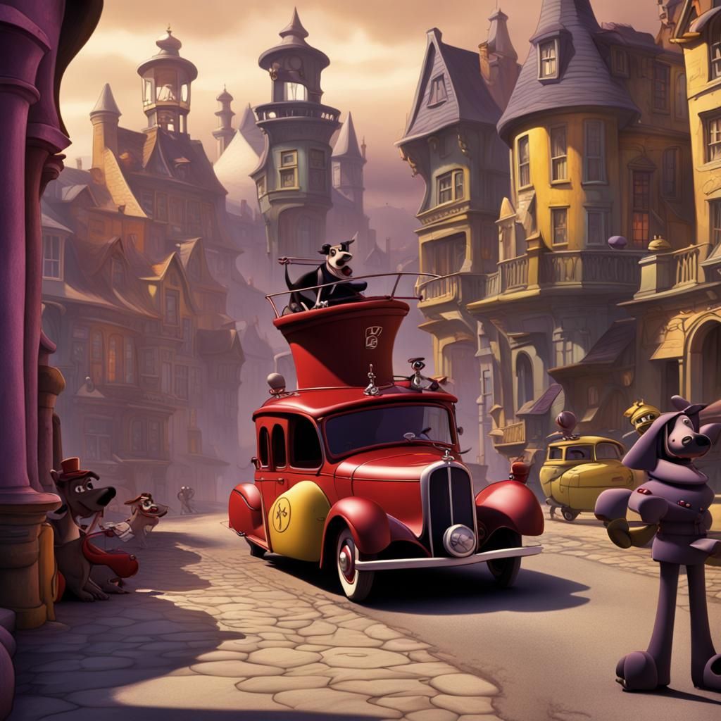 Dastardly and Mutley in Wacky Races