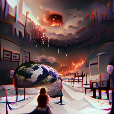 AI Image of the End of the World