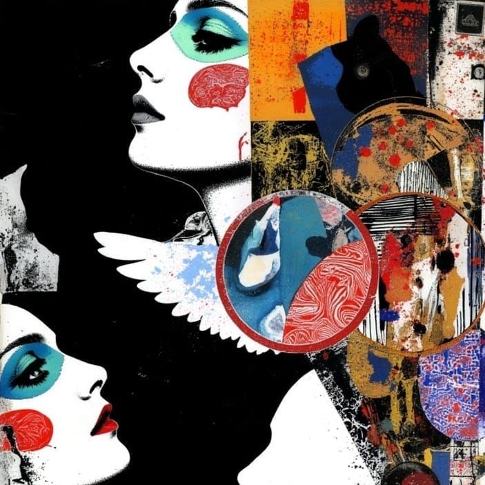 Dreamlike Carnival Portraits in German Expressionist Style