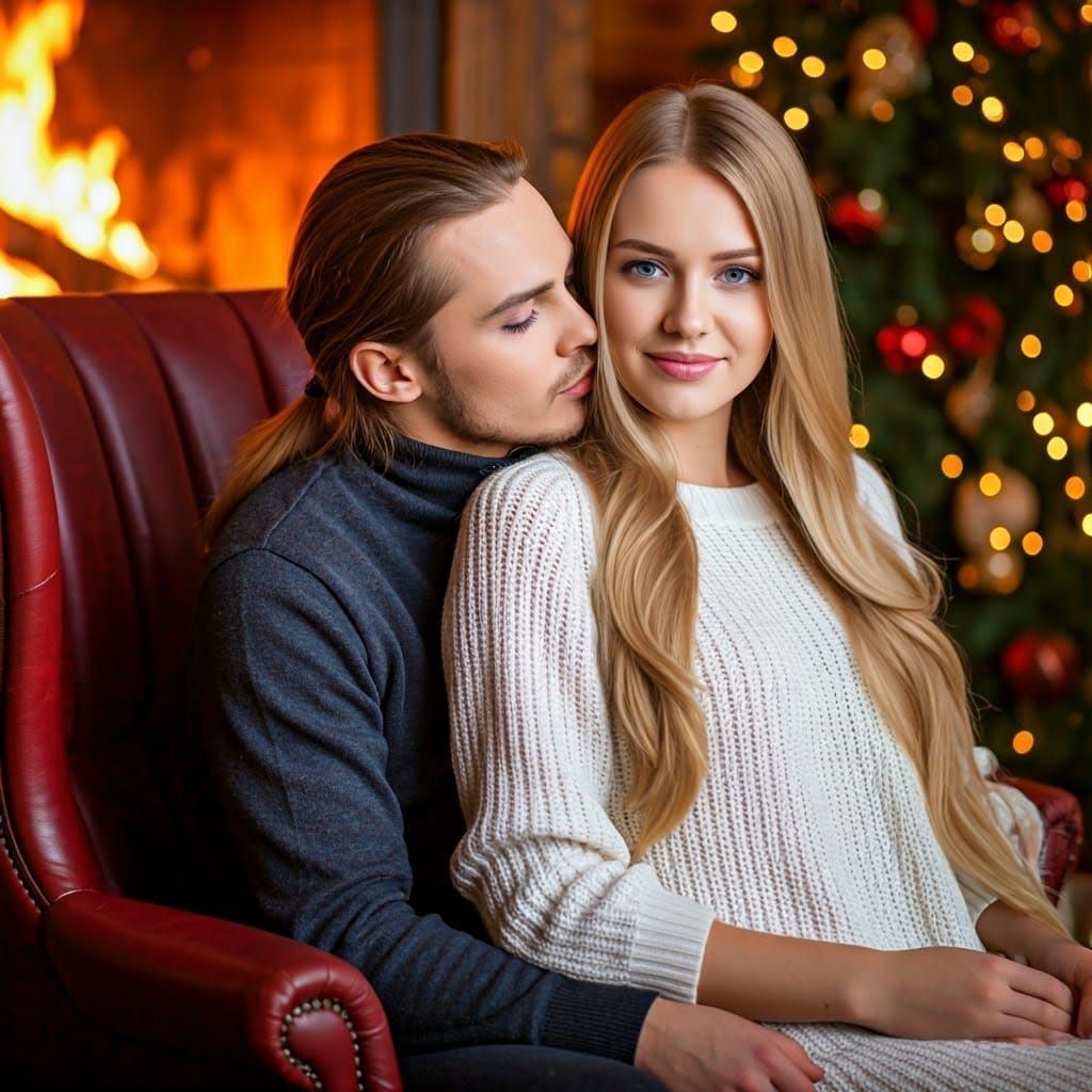 Whimsical Winter Romance in a Cozy Scandinavian Setting