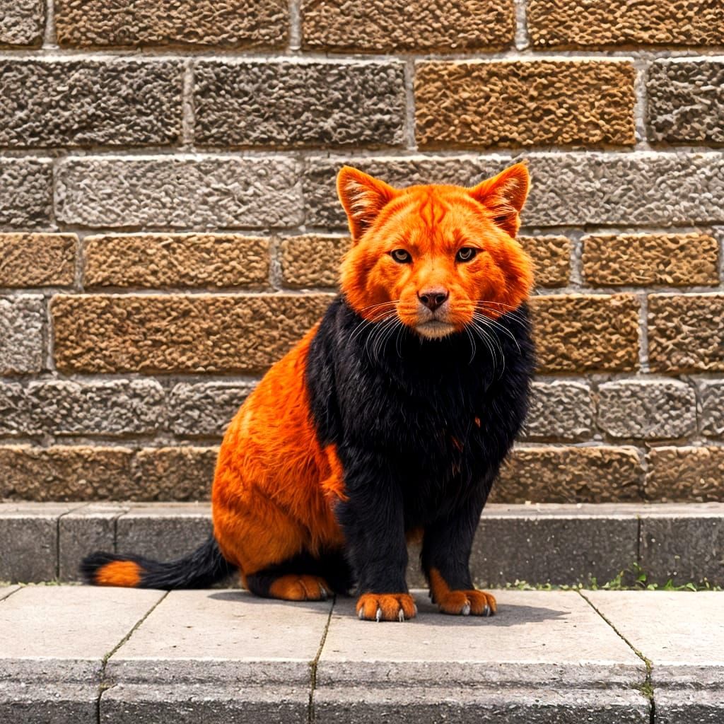 Vibrant Orange Color Study