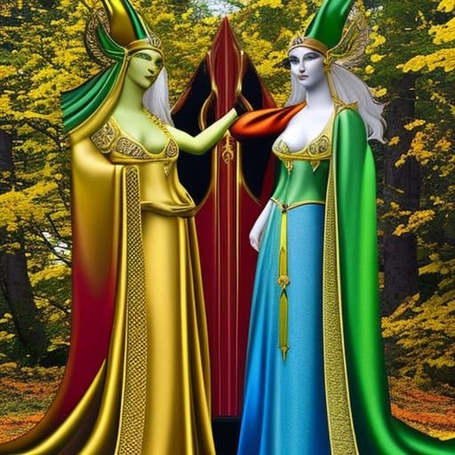 Summer and Autumn Goddesses Meet