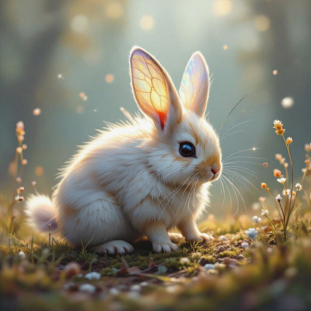 Iridescent Thrumhopper in Dark Fantasy Style