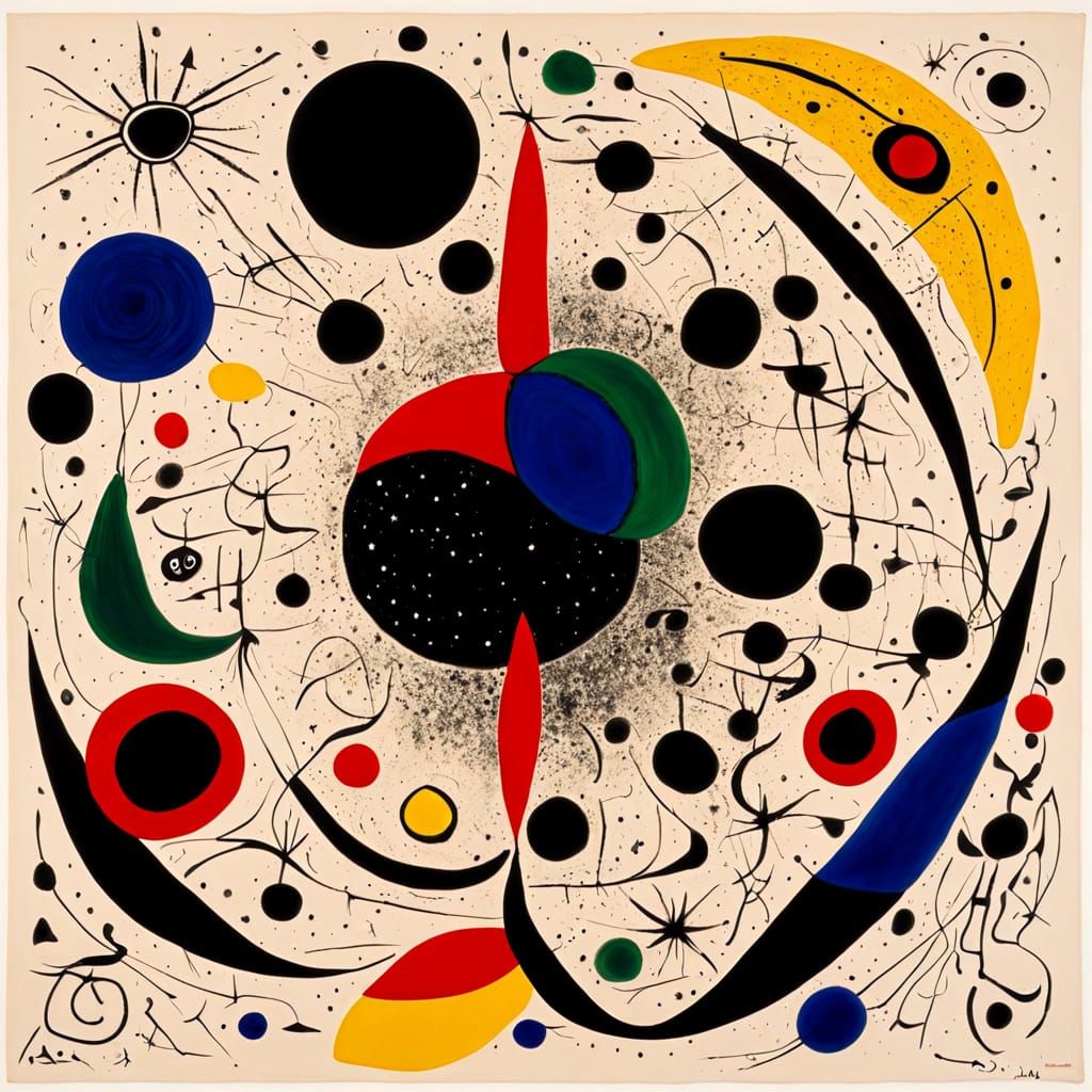 Astral Expressionist Shimmers Echoing Galaxies