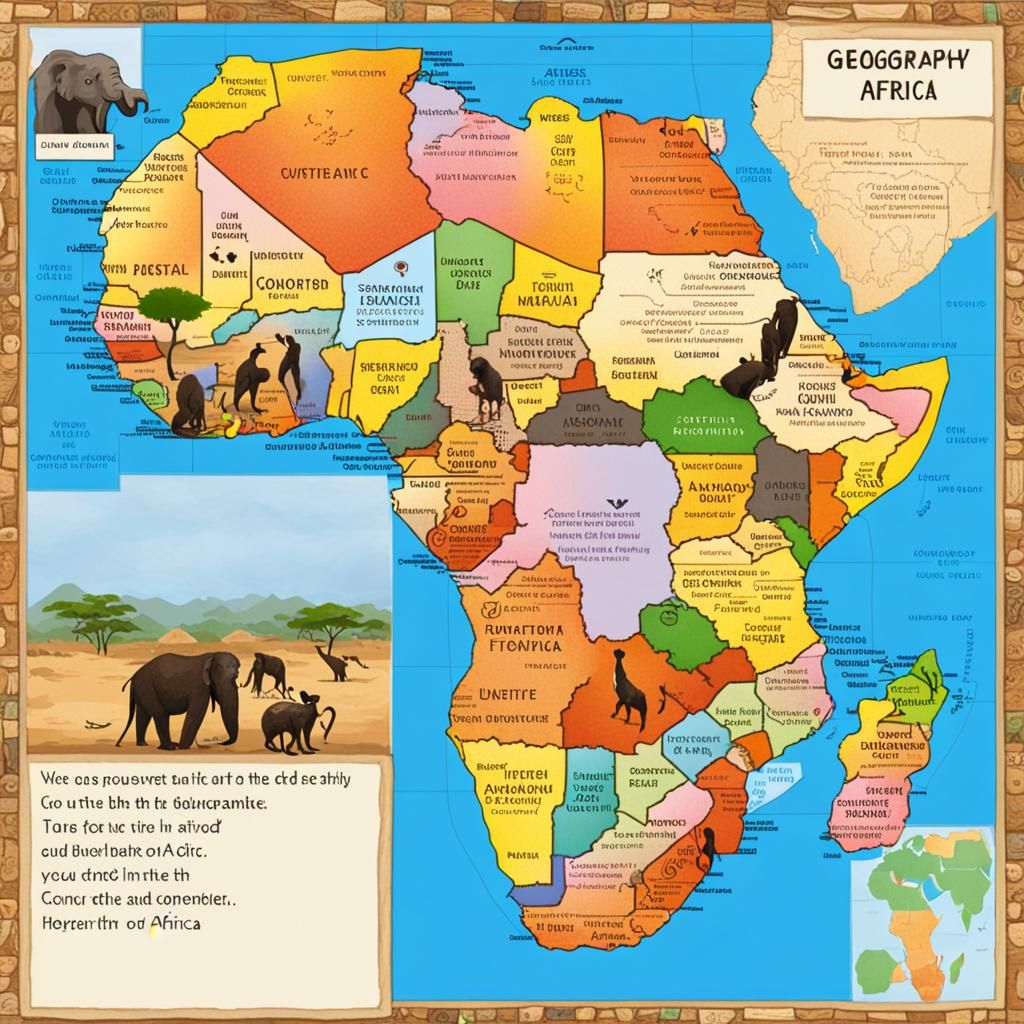 Interactive Online Quiz About African Geography