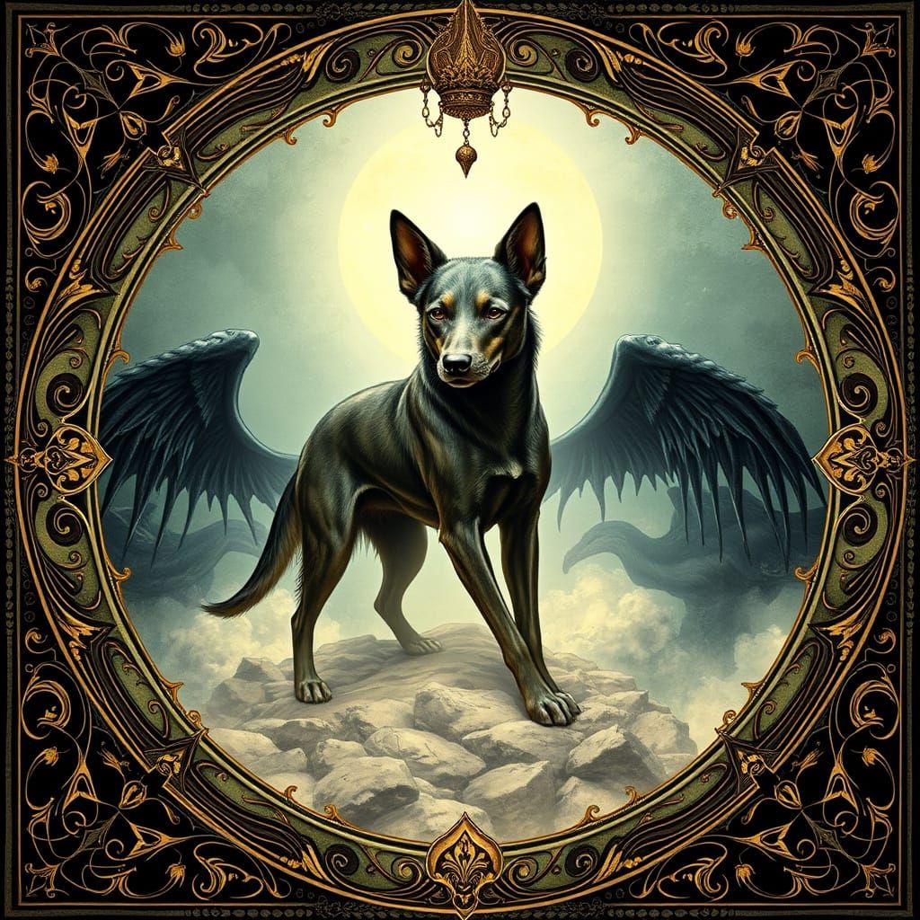 A Lenormand deck inspired by the mysterious and symbolic world of the Dog
rendered in a mystical and dreamlike style re...