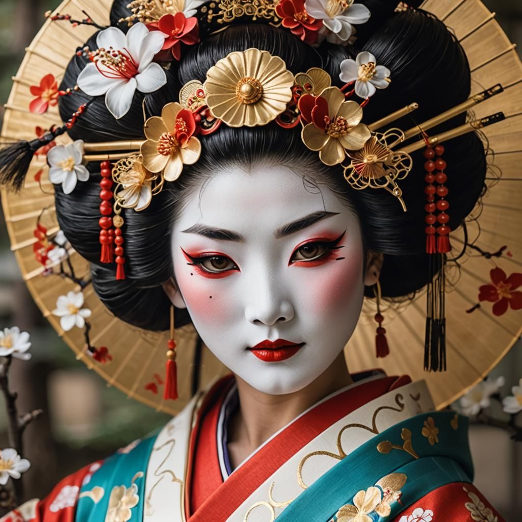 Masked Geisha Beckons