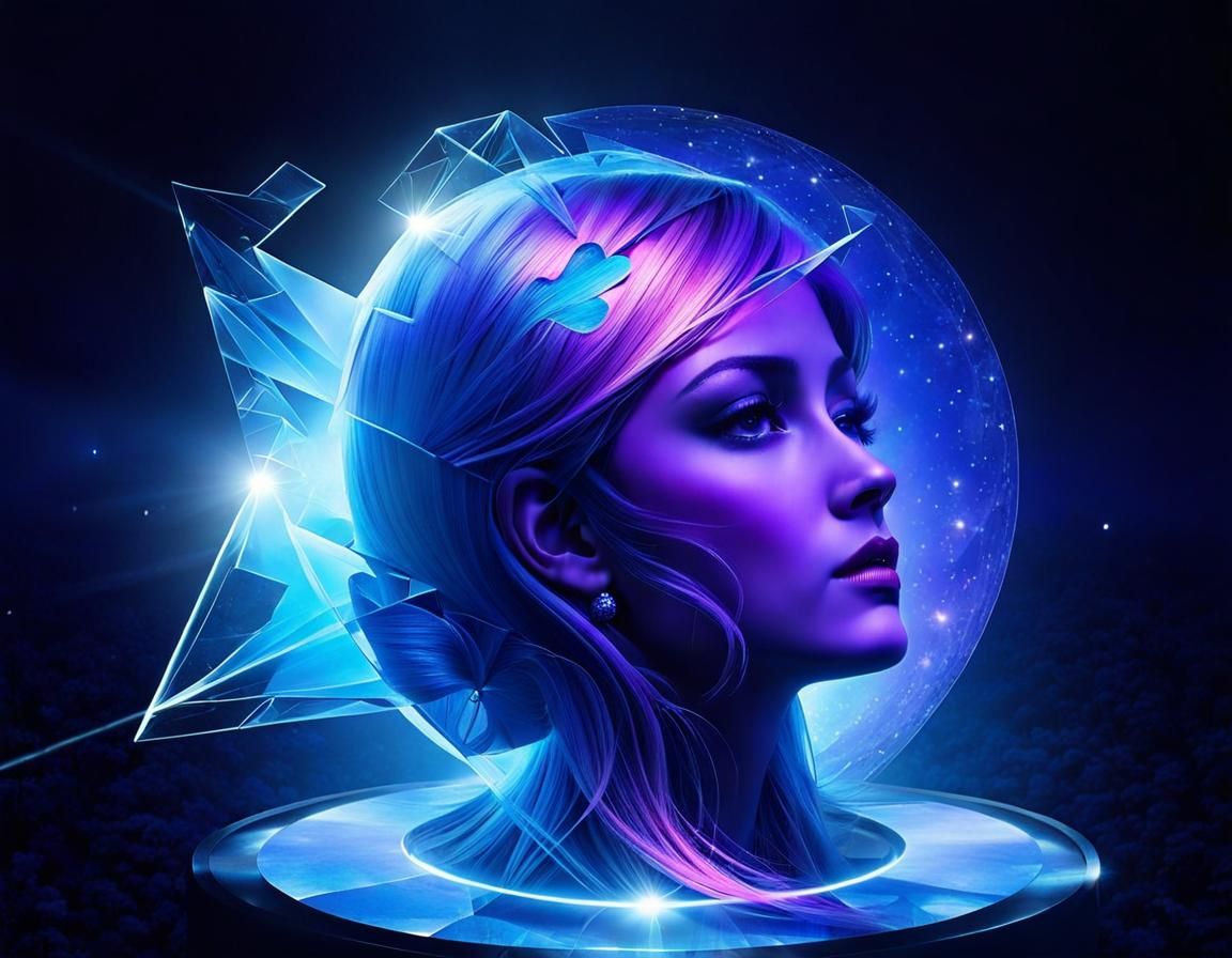 Abstract Shattered Heart: A Study of Inner Thoughts