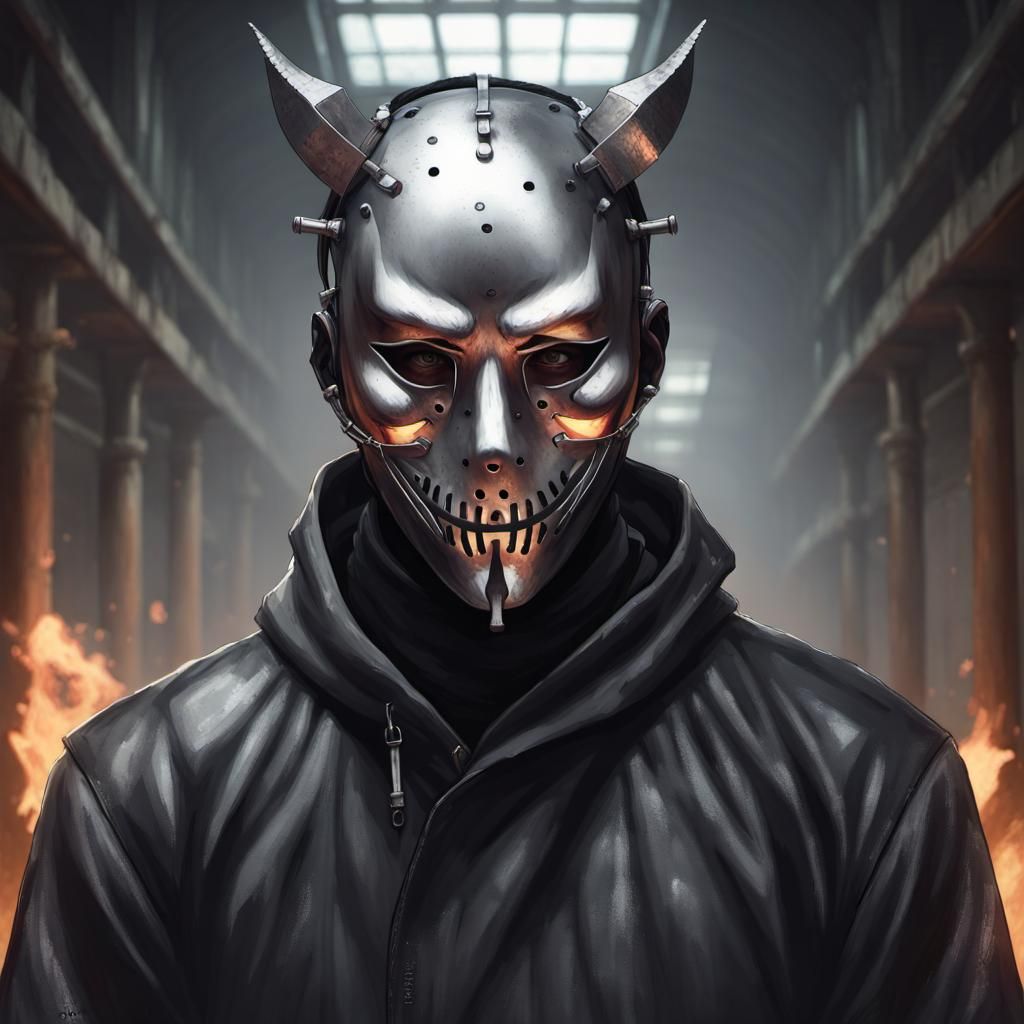 Grim Dark Patient in Destroyed Psych Ward