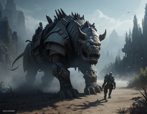 Epic 3D Game Cinematic Scene in 8K