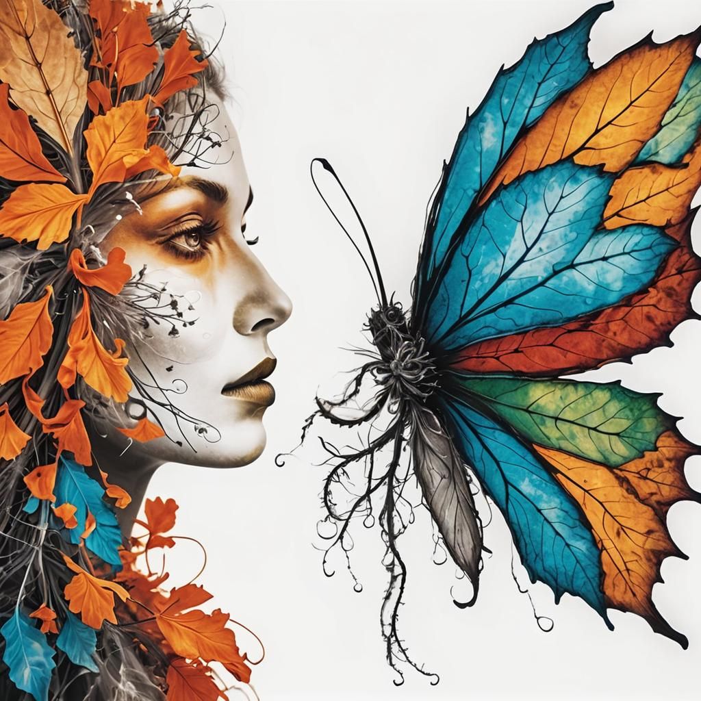 Ghostly Woman in Dandelion Dreamscape: Infrared Photography