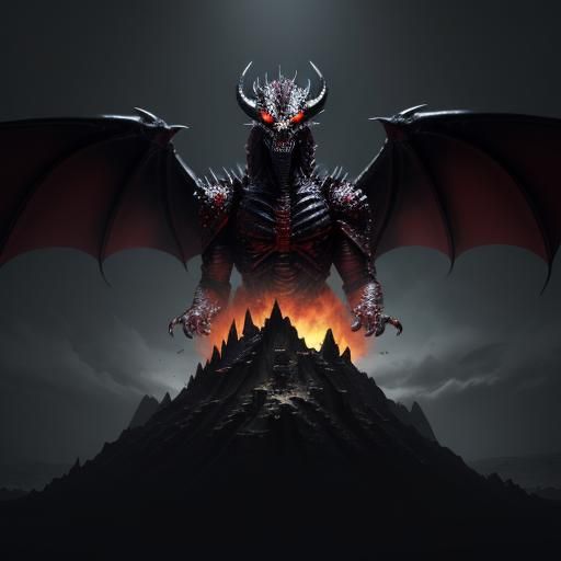 Epic Undead Dragon Army in 3D Game Cinematic Style